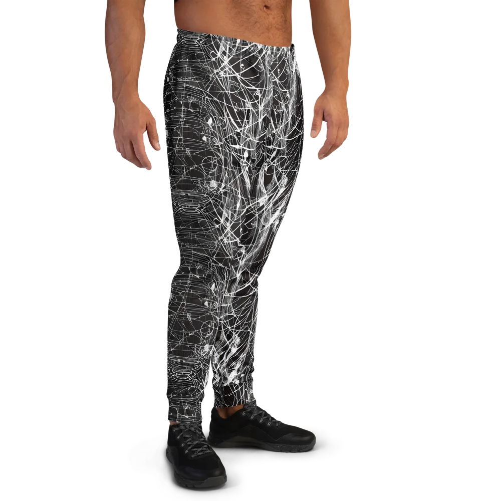 Cyber Lattice on Men's Joggers — Right
