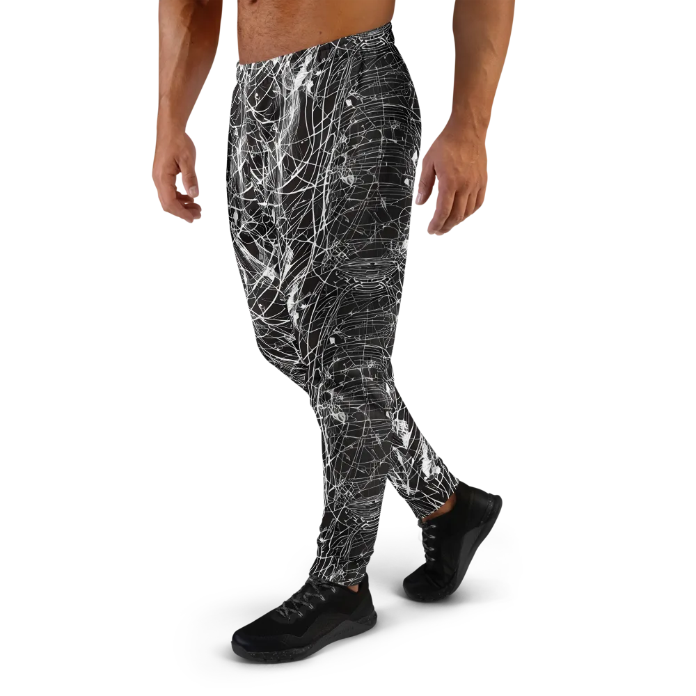 Cyber Lattice on Men's Joggers — Left