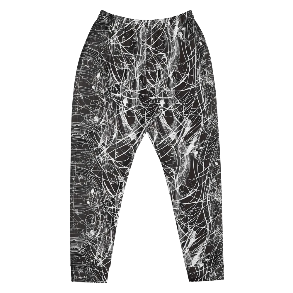 Cyber Lattice on Men's Joggers — Front