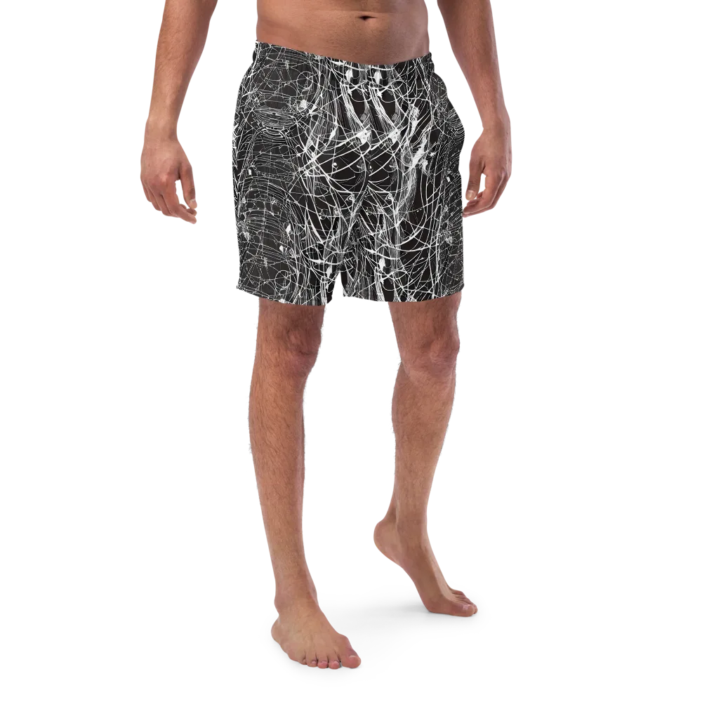 Cyber Lattice on Swim Trunks — Front