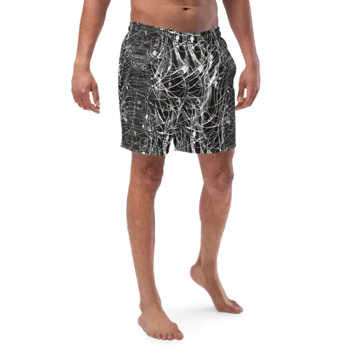 Cyber Lattice on a Swim Trunks