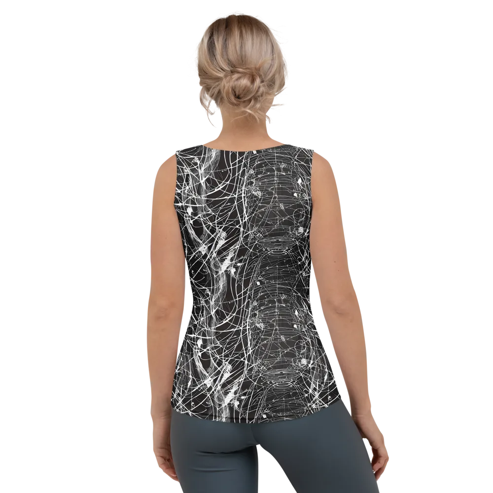 Cyber Lattice on Women's Tank Top — Back