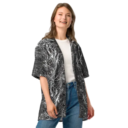 Cyber Lattice on a Button Shirt