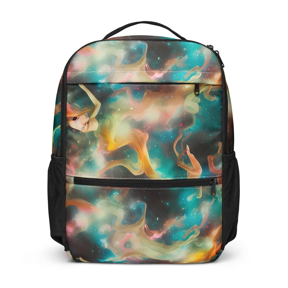 Elegant Whirl on Utility Backpack — Front