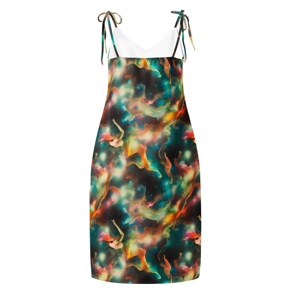 Elegant Whirl on Slip Dress — Back