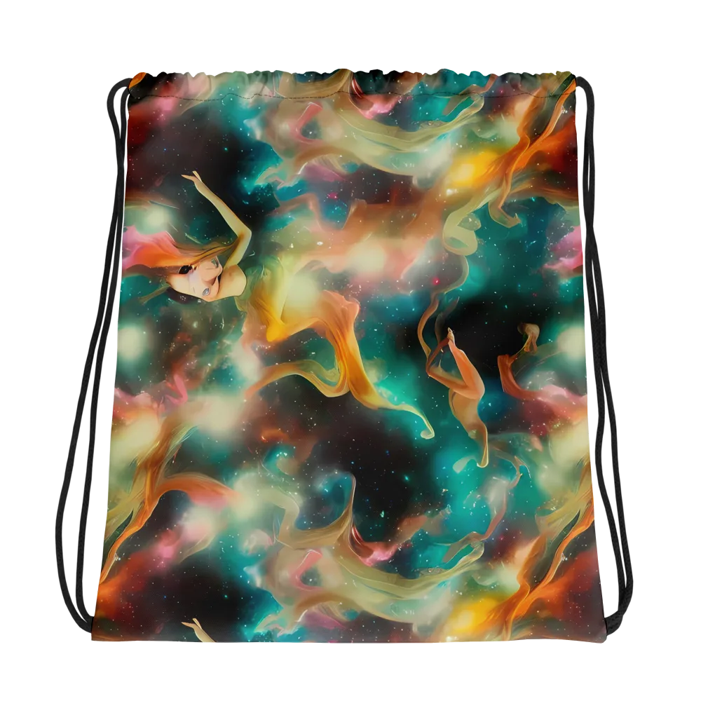 Elegant Whirl on Drawstring Bag — Photo