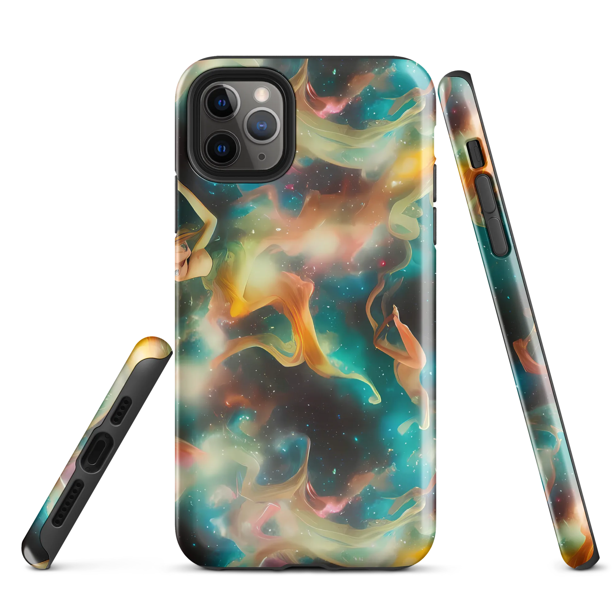 Elegant Whirl on Tough Case for iPhone® — Front