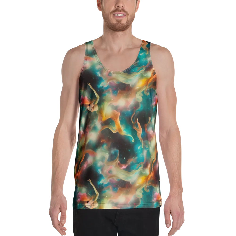 Elegant Whirl on Men's Tank Top — Front