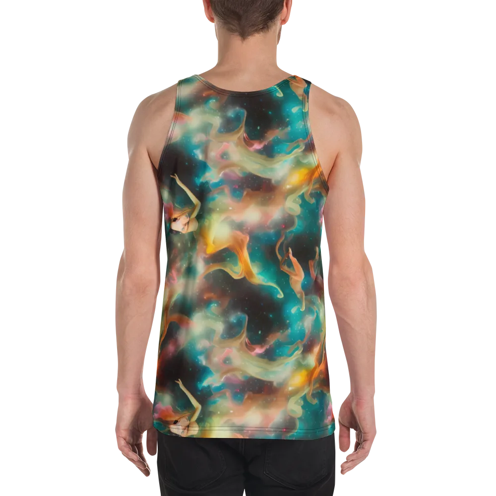 Elegant Whirl on Men's Tank Top — Back