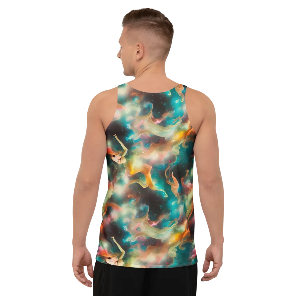 Elegant Whirl on Men's Tank Top — Back