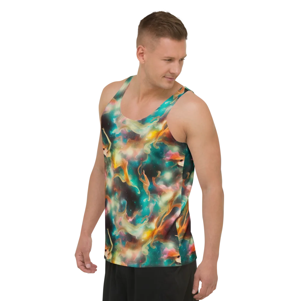 Elegant Whirl on Men's Tank Top — Left Front