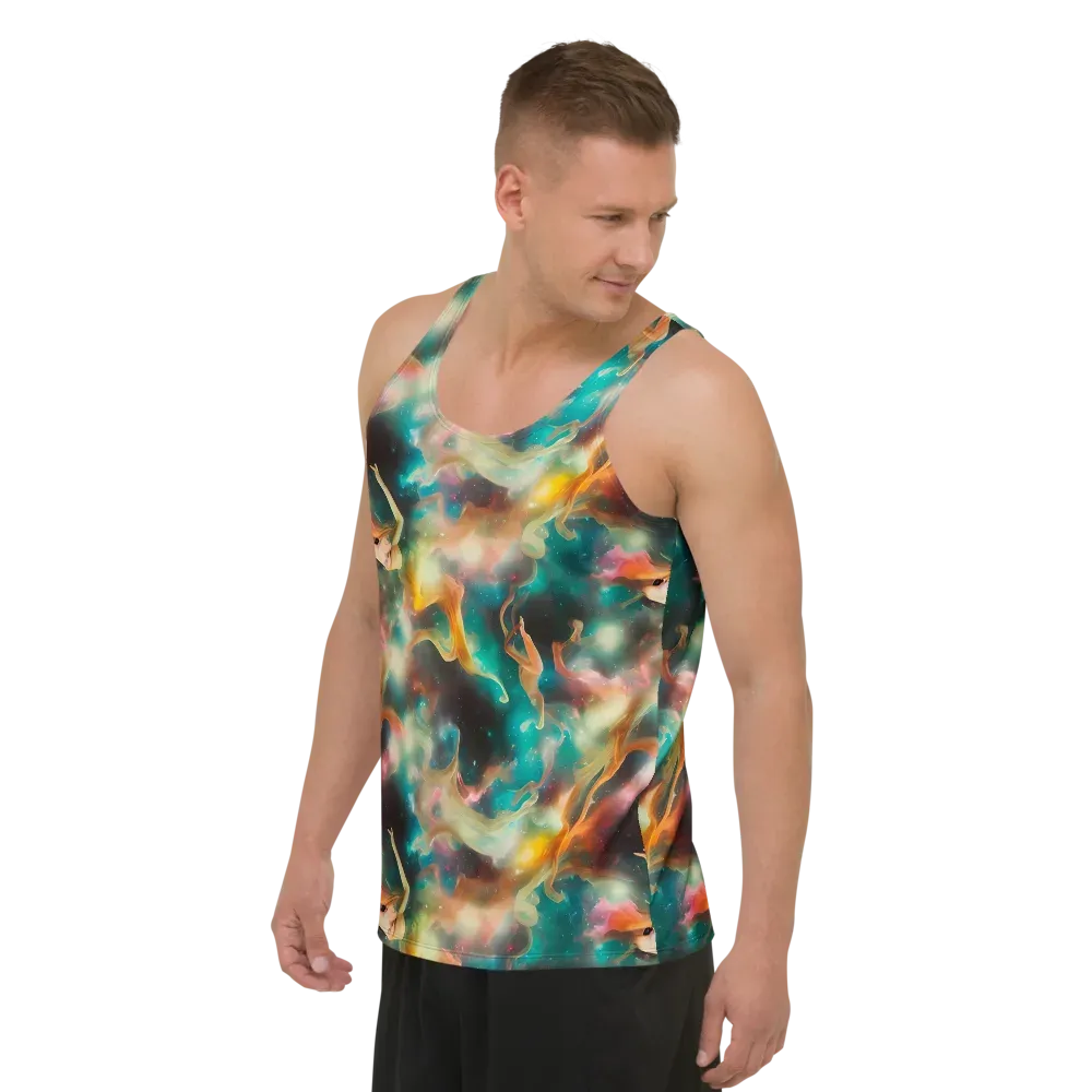 Elegant Whirl on Men's Tank Top — Left Front