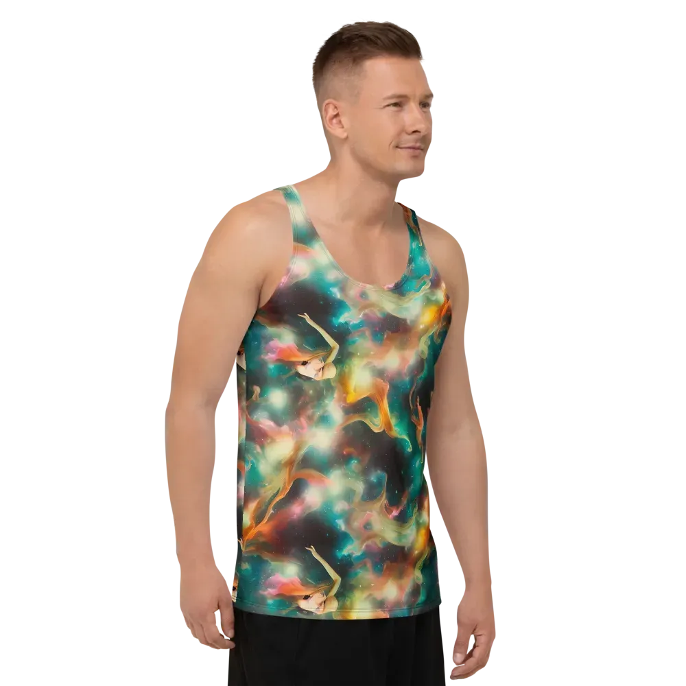 Elegant Whirl on Men's Tank Top — Right Front