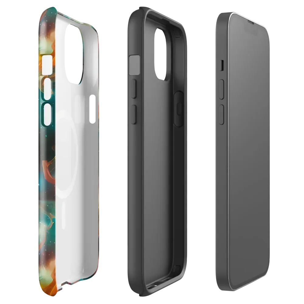 Elegant Whirl on MagSafe Tough Case for iPhone® — Front