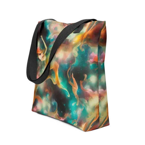 Elegant Whirl on a Tote Bag