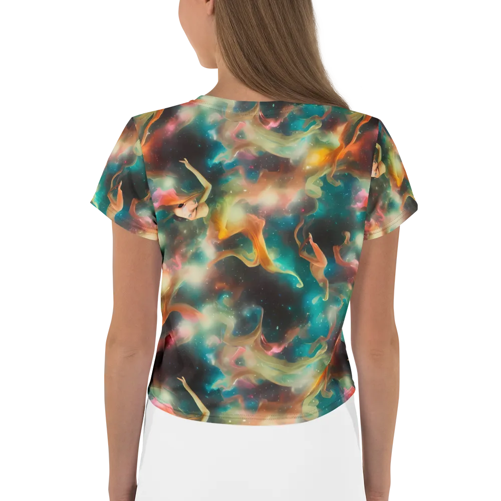 Elegant Whirl on Crop Tee — Back