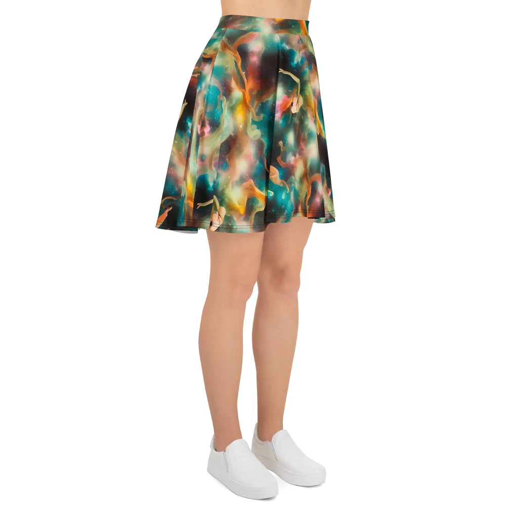 Elegant Whirl on Skater Skirt — Right