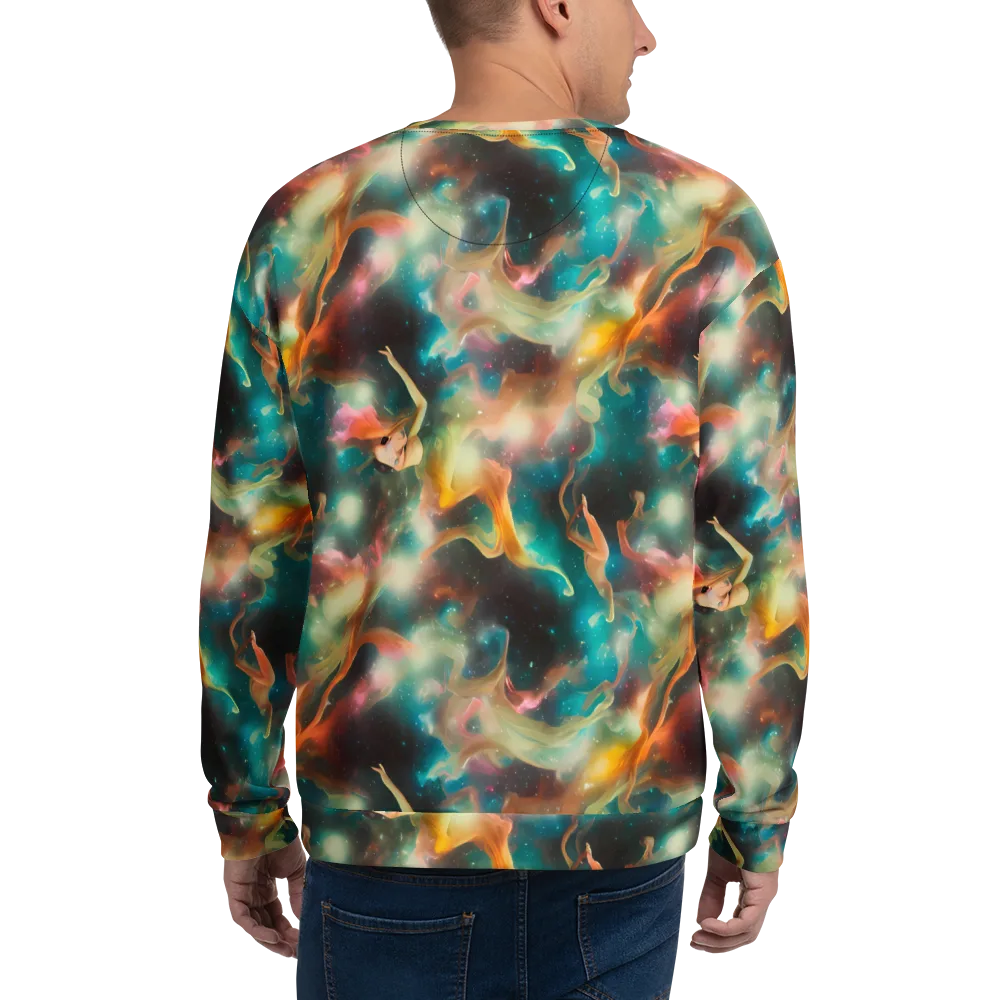 Elegant Whirl on Sweatshirt — Back