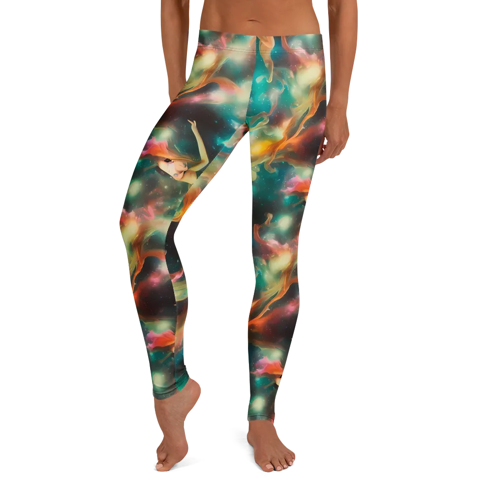 Elegant Whirl on Leggings — Front