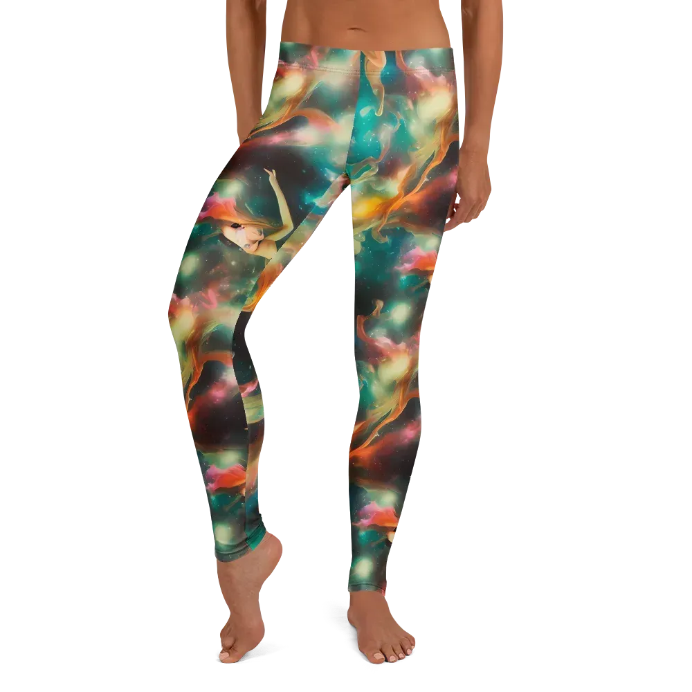 Elegant Whirl on Leggings — Front