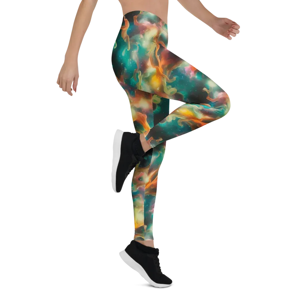 Elegant Whirl on Leggings — Right