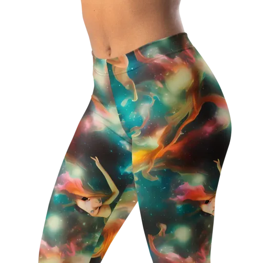 Elegant Whirl on a Leggings