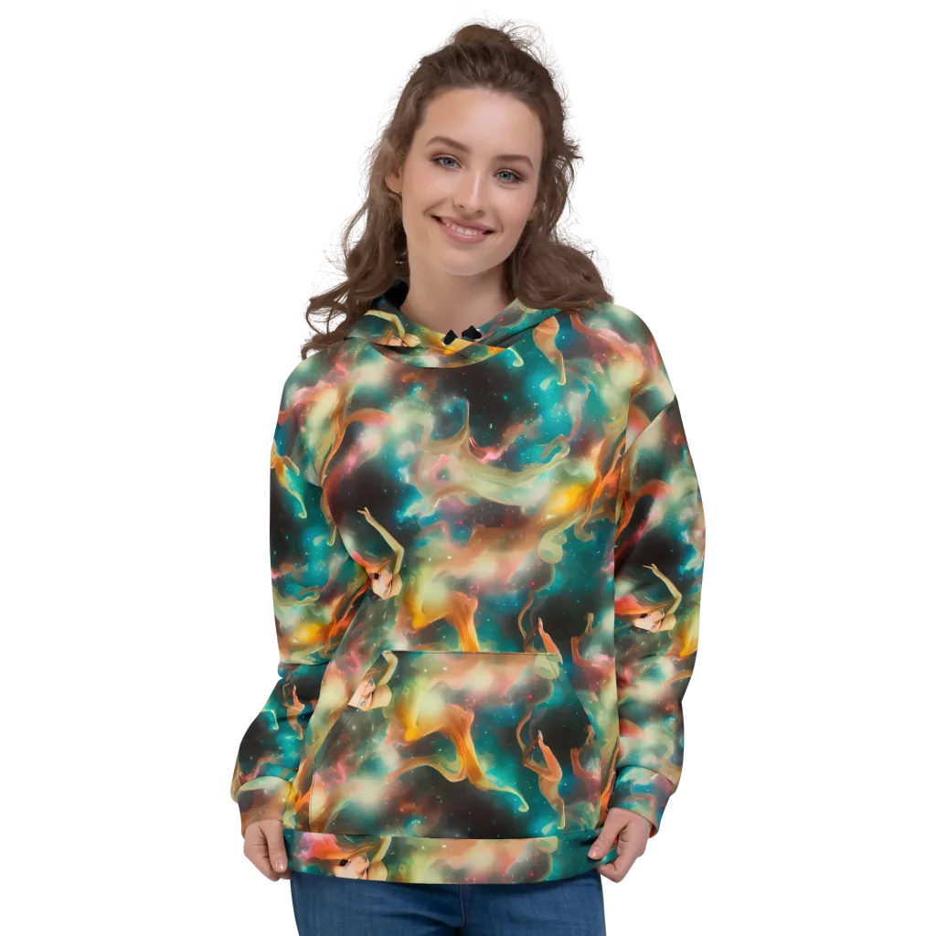 Elegant Whirl on Hoodie — Front