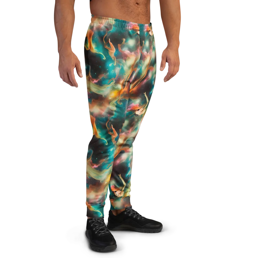Elegant Whirl on Men's Joggers — Right