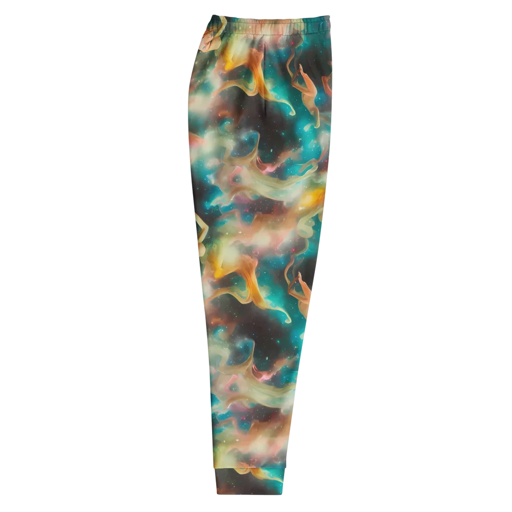Elegant Whirl on Men's Joggers — Right