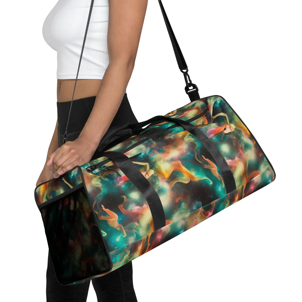 Elegant Whirl on Duffle Bag — Front