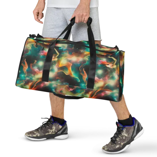 Elegant Whirl on a Duffle Bag
