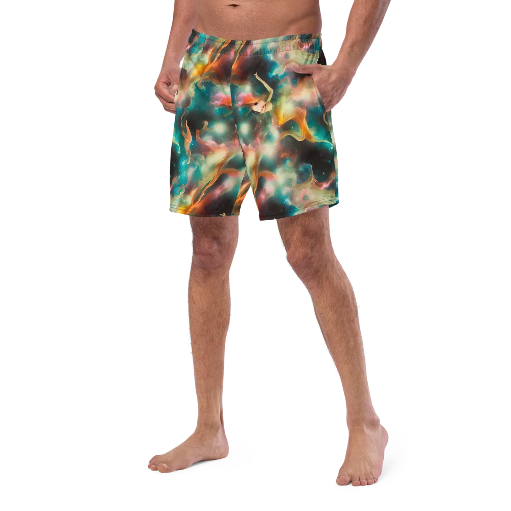 Elegant Whirl on Swim Trunks — Left Front