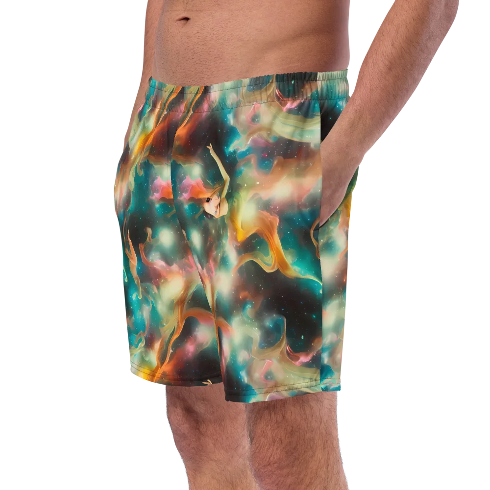 Elegant Whirl on Swim Trunks — Left Front