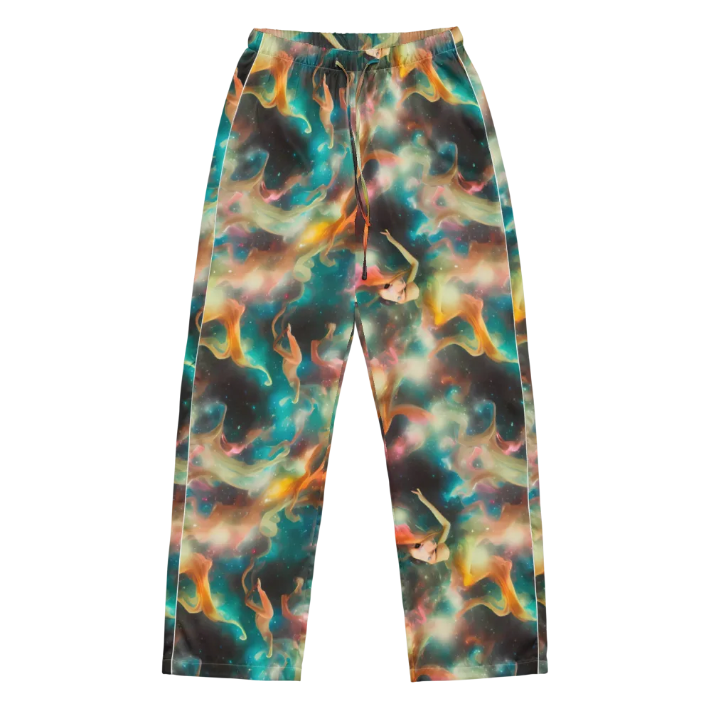 Elegant Whirl on Women's Pajama Pants — Front