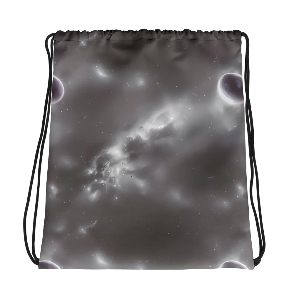 Silver Nebula on Drawstring Bag — Photo