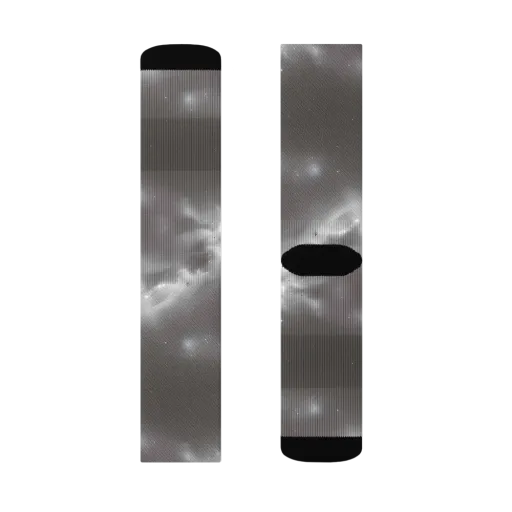 Silver Nebula on a Socks
