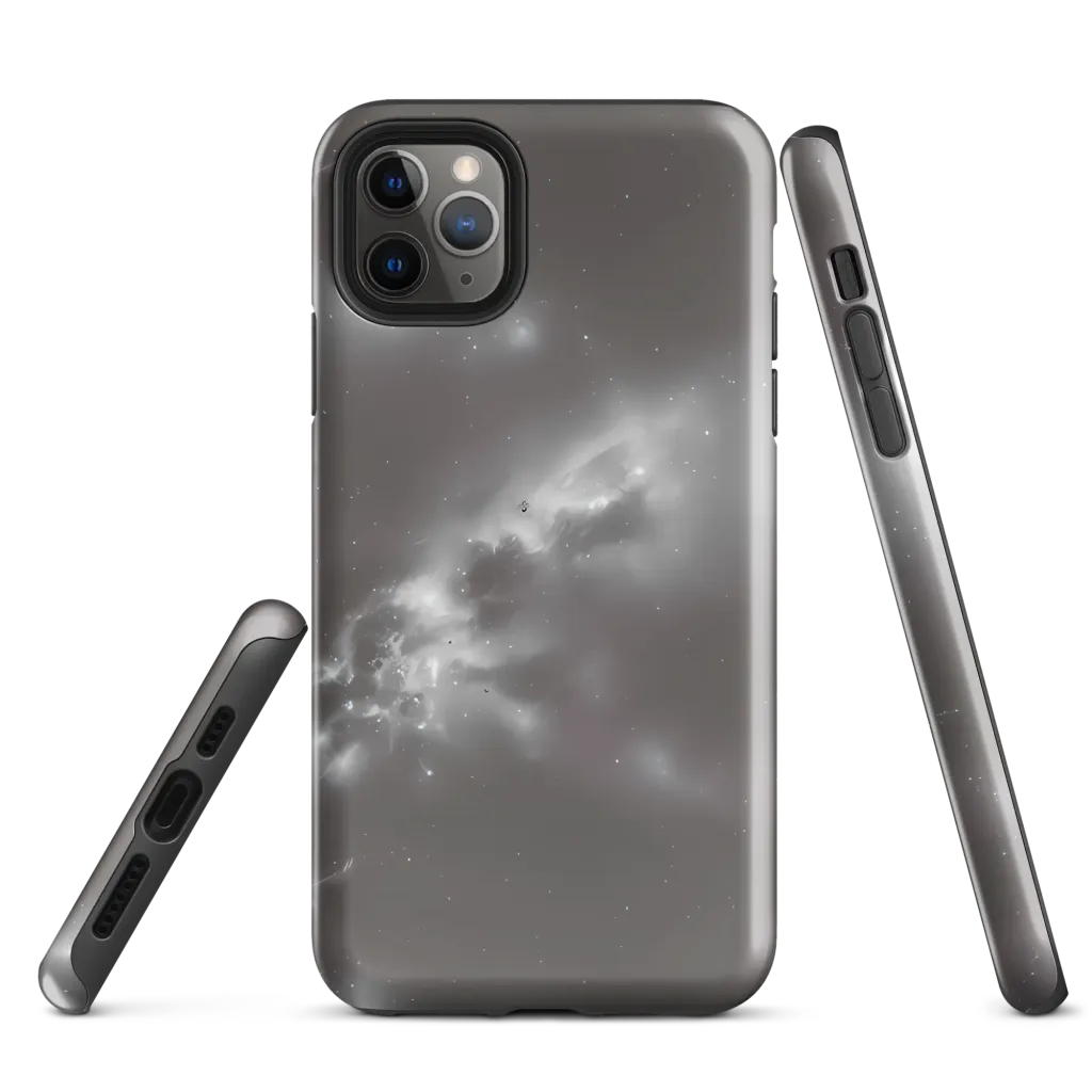 Silver Nebula on Tough Case for iPhone® — Front
