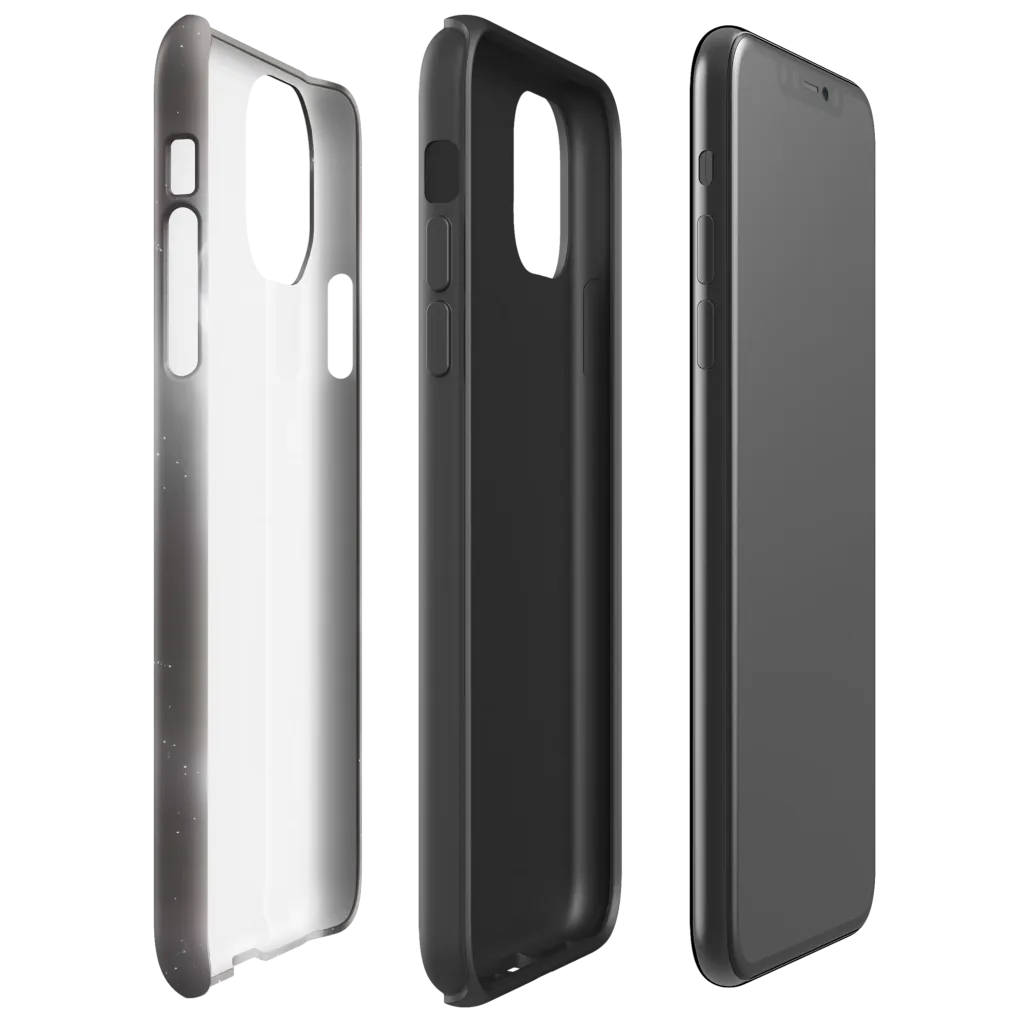 Silver Nebula on Tough Case for iPhone® — Right