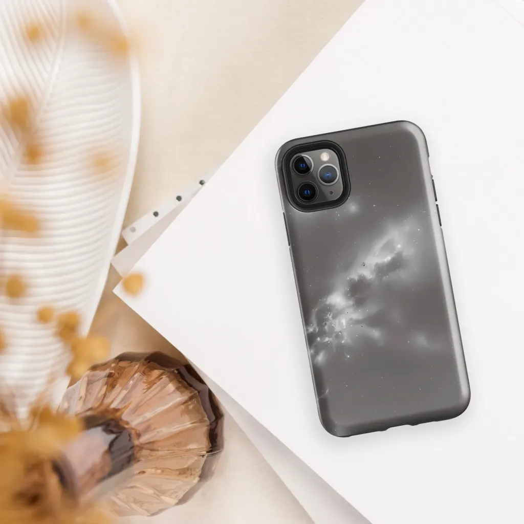 Silver Nebula on Tough Case for iPhone® — Front