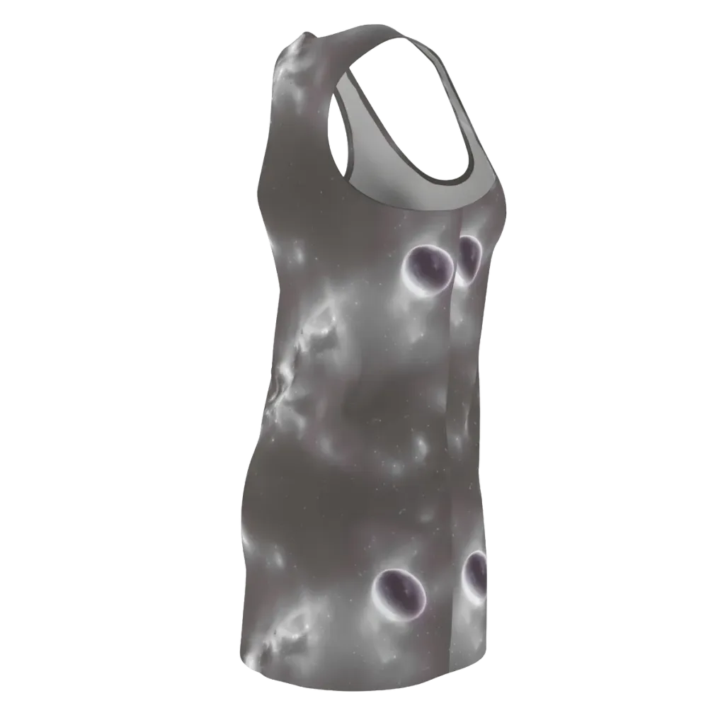 Silver Nebula on Racerback Dress — Back Side