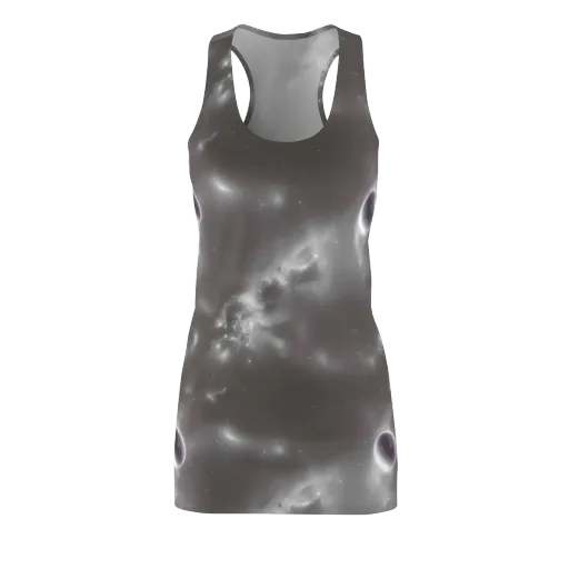 Silver Nebula on a Racerback Dress