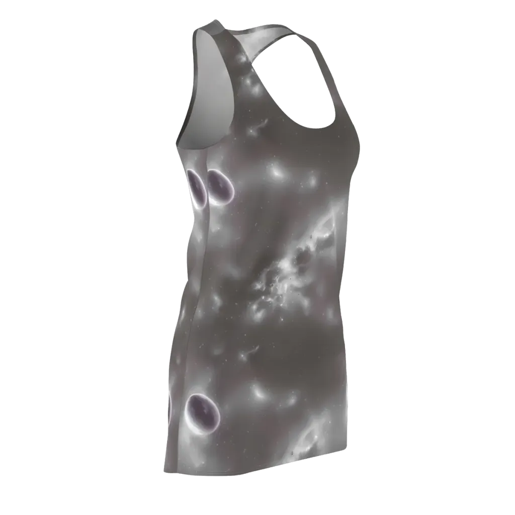Silver Nebula on Racerback Dress — Front Side
