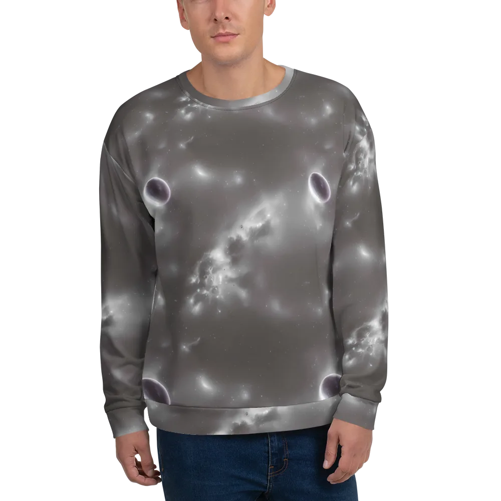 Silver Nebula on Sweatshirt — Front