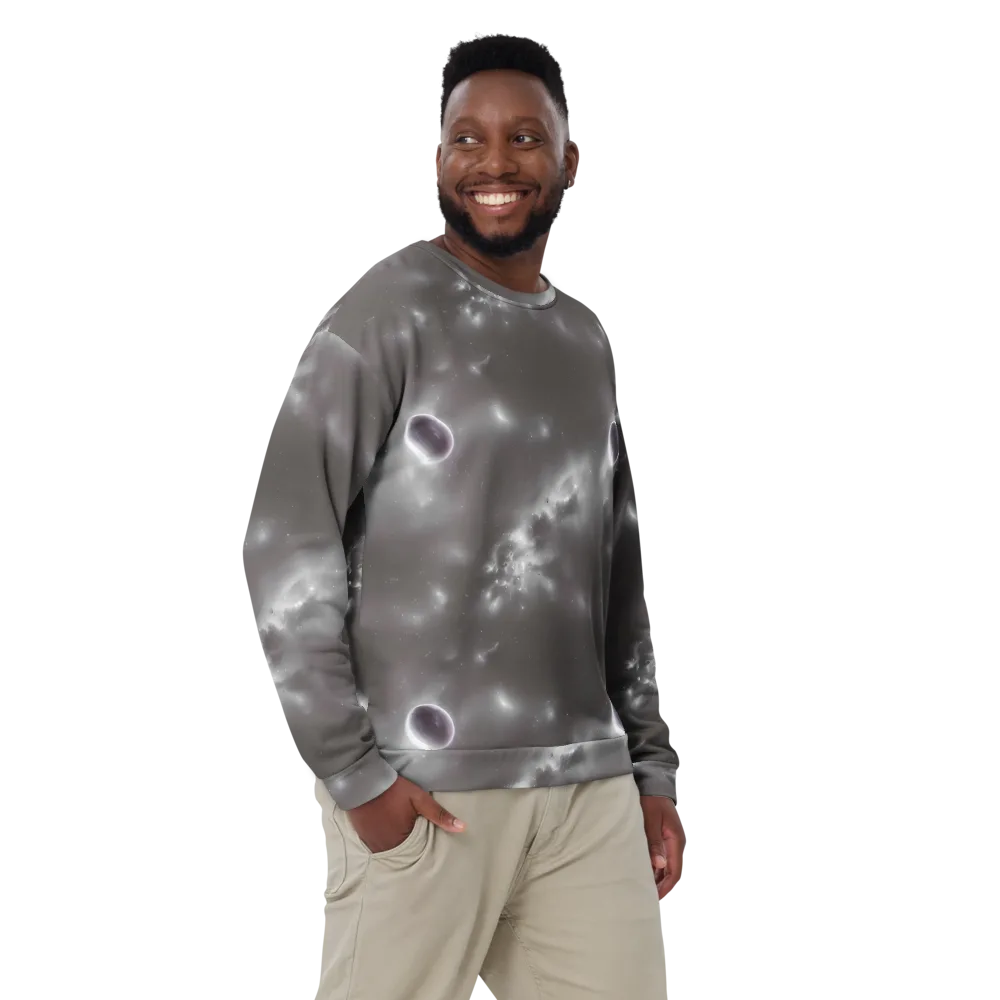 Silver Nebula on Sweatshirt — Front