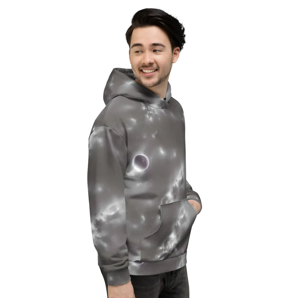 Silver Nebula on Hoodie — Right
