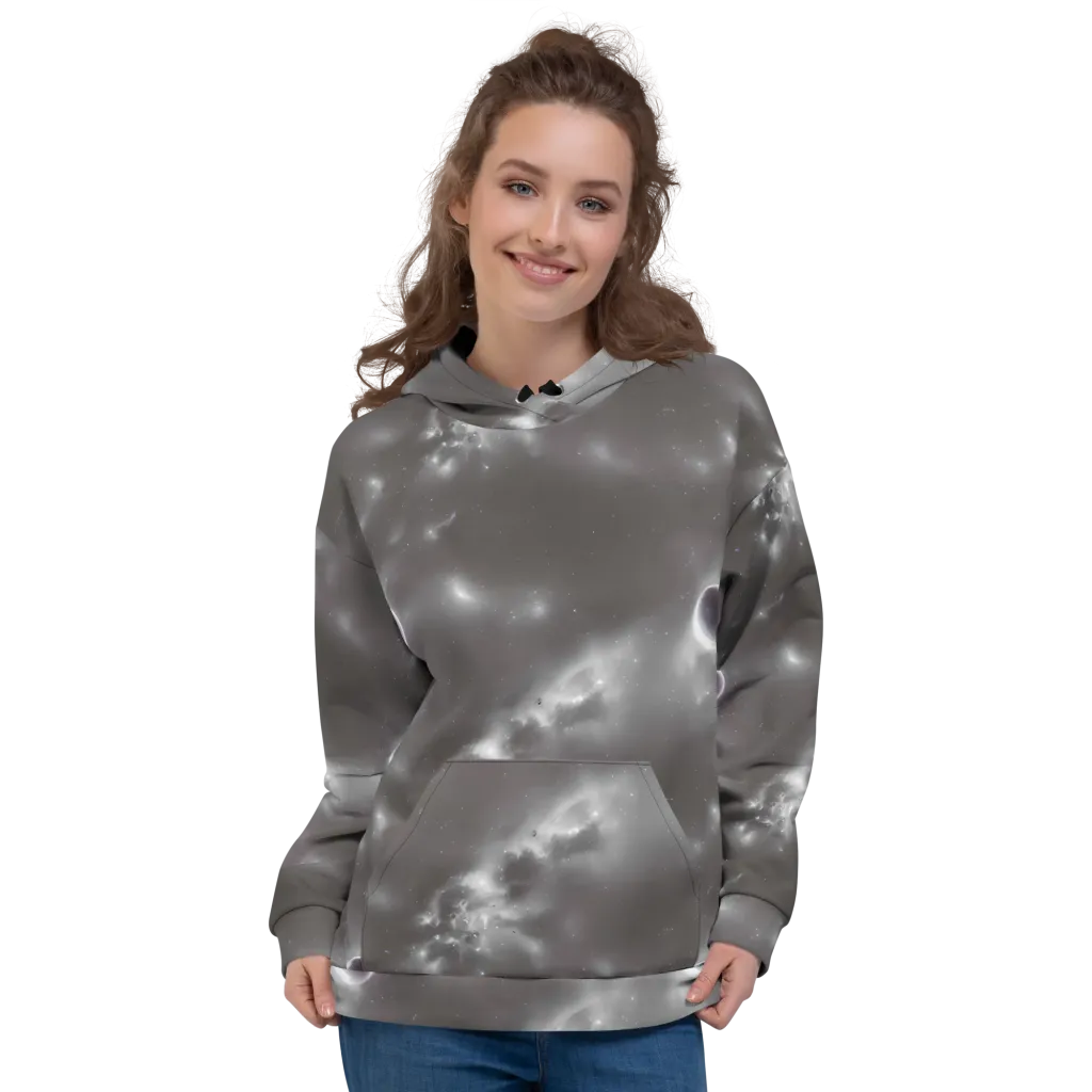 Silver Nebula on Hoodie — Front