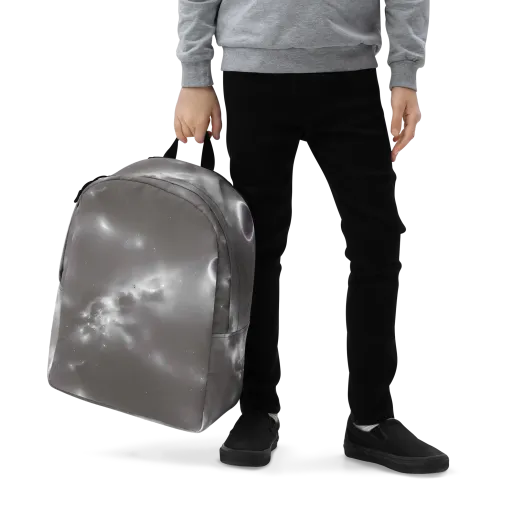 Silver Nebula on a Minimalist Backpack