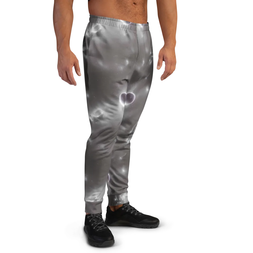 Silver Nebula on Men's Joggers — Right