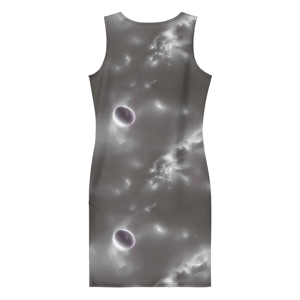 Silver Nebula on Bodycon Dress — Back