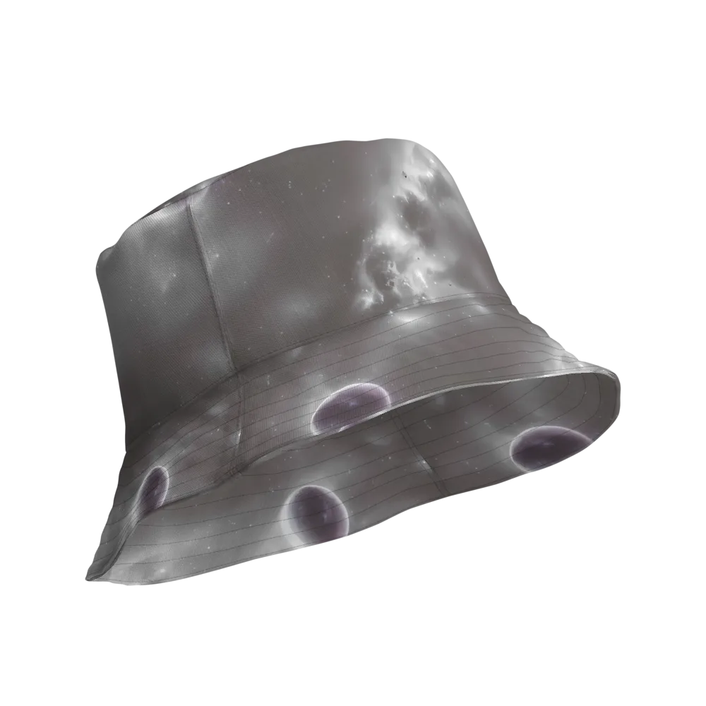 Silver Nebula on Reversible Bucket Hat — Product details Outside